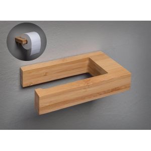 TIANYI-Distributeur de Papier Toilette sans percer - Certifié FSC® - Distributeur de Rouleaux de Papier Toilette en Bois de Haute qualité - Distributeur de Papier Toilette en Bambou - Neuf