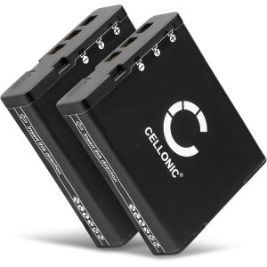 Batterie pour Cam&eacute;ra,Compatible avec Casio Exilim EX-ZR710,EX-ZR310,EX-ZR800 (3.7V,1800mAh) 2 Pi&egrave;ces - Neuf