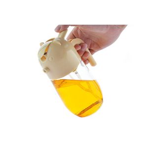 Flacon Vaporisateur Et Verseur D'huile En Verre En Forme D'ours, 580 Ml, Distributeur De Cuisine - Neuf