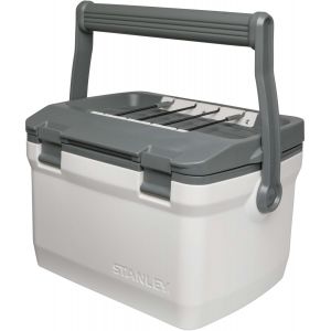 Ulteronixshop-Stanley 1913 Adventure Outdoor Cooler 6.6l Polar White - Double Paroi En Mousse Isolante - Sans Bpa - Glaci&egrave;re - Glaci&egrave;re De Camping Tr&egrave;s R&eacute;sistante Qui Fait Aussi Office De De Si&egrave;ge - - Neuf