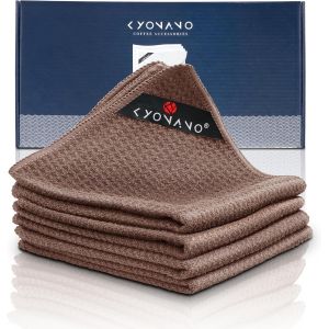 KALANKA-Barista Accessoires Barista Lot de 4 Chiffons de Nettoyage 30 x 30 cm pour Nettoyer Votre équipement de café, Chiffons Barista extrêmement absorbants pour Plante à Vapeur et Machine - Neuf