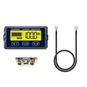 Testeur de batterie BAIWAY 8V-120V 100A indicateur de capacité du compteur coulomb - Neuf