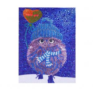 Hjlian Peinture Diamant Speciale Hibou Violet A Forage Complet, Decoration De Point De Croix A Faire Soi-Meme - Neuf