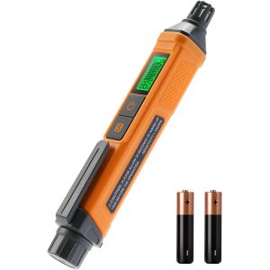 PATB-Detecteur de Gaz, Detecteur Gaz TopTes PT205 Alarme Sonore et Visuelle, Détecteur Fuite de Gaz + Valeur%Lie de Méthane, Butane et Gaz Combustible pour Maison, VR (2 Piles Incluses) - Orange - Neuf