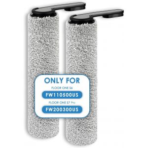 Lot De 2 Rouleaux Brosses De Rechange Compatibles Avec Aspirateur Sans Fil Tineco Floor One S6/ S7 Pro - Kit D'Accessoires De Rechange - 2 Rouleaux Brosses[SSE7114955] - Neuf