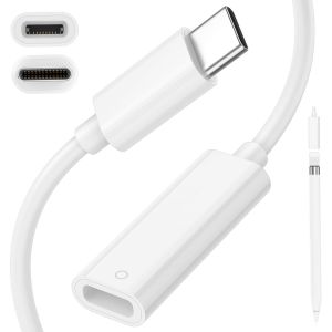ERYI-Adaptateur De Câble Usb C Pour Apple Pencil 1Ère Gén,Adaptateur De Charge Câble Usb C Pour Ipad 11 10Th Gen,Adaptateur Bluetooth Usbc Connecteur De Charge Câble Pour Apple Pencil 1Ère Gén Ipad 1 - Neuf