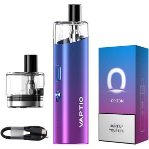 KALANKA-Orizon Kit Cigarette électronique 1500mAh Batterie 25W Vape Pen avec Bobine de Maille 0,6ohm Pod, Sans E Liquide Sans Nicotine(Aurora) - Neuf