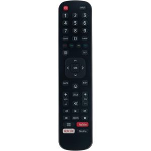 Télécommande remplacée Convient pour EN2BB27H Hisense TV A5600F A7100F 43A7100FTUK 50A7100FTUK 58A7100FTUK 65A7100FTUK 43A7100F 50A7100F 55A7100F 58A7100F 65A7100F 75A7100F - Neuf