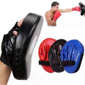 Cible De Main De Boxe Incurvée En Cuir Pu Mitaines De Frappe Incurvées Pads De Kickboxing Respirants Coussinets De Muay Thai Pour L'entraînement Aux Arts Martiaux - Neuf