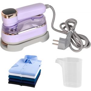 ChenQuanSarl-Fer À Repasser De Voyage Portable - 2-En-1 (Fer À Vapeur + Défroisseur) - Chauffage Rapide 15S (1400W) - Léger & Compact Pour Voyages - Réservoir 180Ml,4 Modes De Repas - Écran Led - Neuf