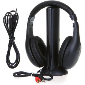 KALANKA-® HiFi Casque sans Fil Radio FM, MP3, PC, TV, Audio pour téléphone Portable - Neuf