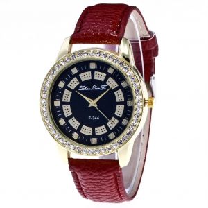 Zhoulianfa Femmes Dames &Agrave; La Mode &Eacute;l&eacute;gant Quartz Mouvement Montres Montre-Bracelet (Marron) - Neuf