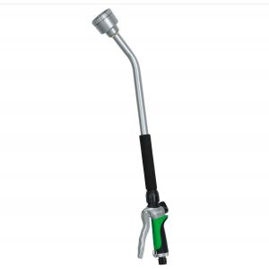 Lance D'Arrosage De Jardin, 61 Cm, Douce Et Douce, Avec Contrôle Du Débit, Pistolet D'Arrosage En Métal Robuste Pour Paniers Suspendus, Arbustes, Plantes, Fleurs, Jardin Et Pelouse, Vert - Neuf