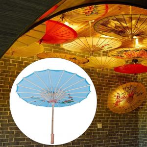 HJLIAN Parapluie chinois en papier peint a l'huile (bleu) - Neuf