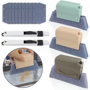 ChenQuanSarl-Lot De 15 Outils De Nettoyage Pour Rainures De Fen&ecirc;tre, s De Nettoyage Pour Fentes De Fen&ecirc;tre, s De Nettoyage Pour Cadre De Fen&ecirc;tre, s De Nettoyage Pour Cuisine, Salle De - Neuf