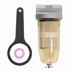 Ensemble rservoir de carburant avec cl pour filtre sparateur eau-huile - Neuf