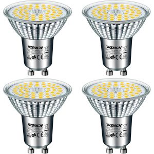 Cheng-Ampoule Led Gu10 Par16 Blanc Neutre 4000 Kelvin 10w &Eacute;quivalent &Agrave; 140w Lampe Halog&egrave;ne, R&eacute;flecteur Non Dimmable Ac 230v Ampoules Led Spot, 1050 Lumens Angle De Faisceau 120&deg;, Lot De 4 - Neuf