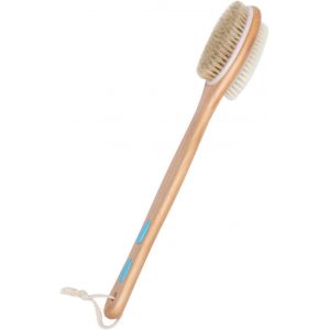 Sjzg-Brosse De Silicone Antidérapante Avec Poils Durs Pour Massage Corporel Manche Ergonomique Naturel Outil De Soin Pour Bain Et Nettoyage Profond - Neuf
