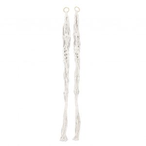 HJLIAN Lot de 2 supports de suspension pour plantes en corde de coton, fabriques a la main, pour decoration interieure et exterieure - Neuf