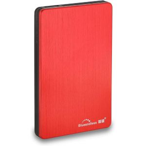 Disque Dur Externe Portable Avec Usb3.0 Pour Ordinateur De Bureau Et Portable 6,3 Cm 500 Go Rouge. - Neuf