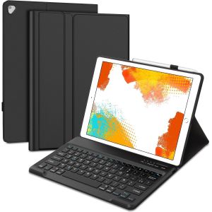 ChenQuanSarl-Coque Clavier Pour Ipad Pro 12.9""2017/2015 (1St/2Nd Generation),Azerty Clavier Bluetooth Détachable Pour Ipad Pro 12.9""2017/2015,Noir - Neuf