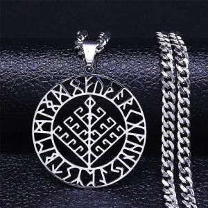 Yggdrasil Pendentif Collier En Acier Inoxydable Symboltree Of Life Signe Chaîne Colliers Pour Femmes/Hommes Collier De Bijoux 3723-Qkc - Neuf