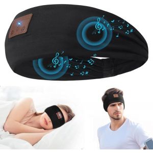 JGD-Casque de sommeil Bluetooth, masque pour les yeux, suppression du bruit, bandeau de sommeil doux, casque de sommeil pour hommes et femmes, cadeaux pour la relaxation, la m&eacute;ditation, le sport, - Neuf