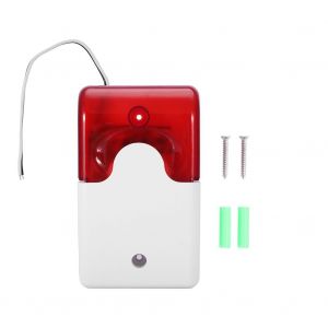 HJLIAN Feux d'avertissement a LED rouges AC220V Systeme d'alarme acousto-optique Lampe stroboscopique d'urgence - Neuf