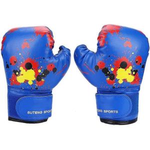Nouveau,Adapt&eacute; Gants De Boxe,Gants De Boxe En Cuir De Dessin Anim&eacute; Pour Enfants Gants De Combat Mitaines De Frappe Pour D&eacute;butants Spa - Neuf