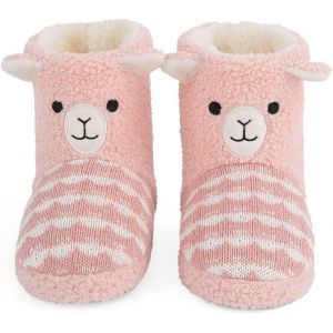 Ihkhu-Pantoufles Enfant Hiver Bottes De Maison Chaussons Antidérapantes Animaux Peluche Enfant Fille - Neuf