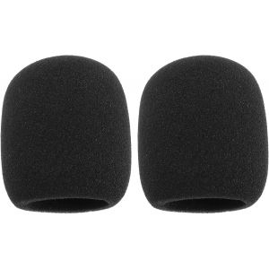 ASFASFq-eMagTech Lot de 2pcs Filtres Anti-Pop pour Microphone SM58 Compatible avec Shure SM58 PGA48-XLR PGA48 SM58 Beta58A SM48 SM58-S SM58-CN Micro Type Boule 7.6x6.5cm, Noir - Neuf
