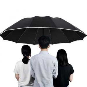 Parapluie - Original - Pliant Automatique - Noir - 10 Nervures - Grand Design - Neuf