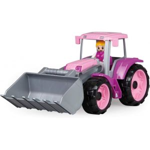 KAJGL-Truxx Tracteur Rose Avec Pelle Frontale,Véhicule D'Env.34 Cm,Tracteur Avec Pelle Et Figurine Entièrement Mobile,Véhicule Jouet Pour Fillette À Partir De 2 Ans En Rose,Violet - Neuf