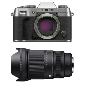 FUJIFILM X-T50 Silver + Objectif SIGMA 17-40mm f/1.8 DC Art Garanti 3 ans - Neuf