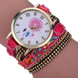Montre A Quartz En Alliage Multicouche Pour Femme, Style Ethnique, Retro, Attrape-Reves (1) - Neuf