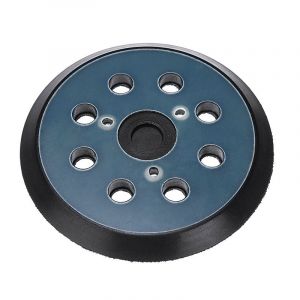Makita Pad de Ponçage 125 mm 8 Trous des Disques de Ponçage Makita Ponceuse Tampon de 5 Pouces pour Makita BO 5010, 5030, 5031, 5041, DeWalt DW420, DW421, Porter Câble 390, 382, 343 - Neuf