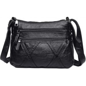 Sacs à main en cuir Water Soft Pu et sacs à main à bandoulière pour femmes Sac à bandoulière Sacs messagers croisés (style 1) - Neuf