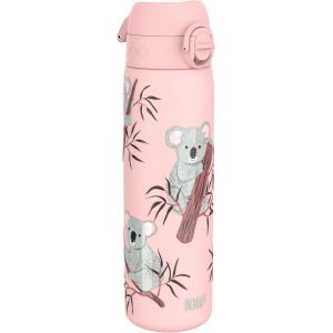 Gourde, 500ml, Anti-Fuite, Facile &Agrave; Ouvrir, Verrouillage S&eacute;curis&eacute;, Lavable En Lave-Vaisselle, Sans Bpa, Poign&eacute;e De Transport, S'adapte Aux Porte-Gobelets, Facile &Agrave; Nettoyer, Motif Koala - Neuf