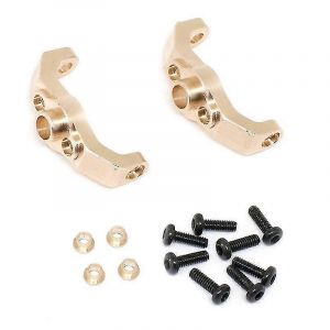 2pcs en laiton roulette blocs c-hub porteur 9733 pour TRX4M -4M 1/18 RC Crawler Car Mises &agrave; niveau Pi&egrave;ces Acc&egrave;s - Neuf