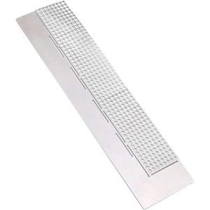 Ayuhr-1 Paquet De Règle De Peinture Diamant En Acier Inoxydable, Règle De Peinture Diamant, Outil De Peinture Par Points En Acier Inoxydable Pour Diamants Ronds Complets Et Demi-Diamants (Argent) - Neuf