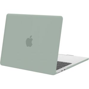 Compatible Avec Macbook Air 13 Pouces Coque M4 M3 M2 2025-2022 Touch Id Liquid Retina De 13,6 Pouces, Coque Protection Rigide Pour Mac Air M4 M3 M2 13 A3240 A3113 A2681,Vert Antique - Neuf