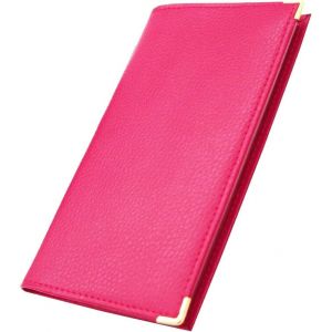 CAUC-- Etui Porte chéquier Porte Carte crédit pièce d'identité (C07 Fuchsia) - Neuf