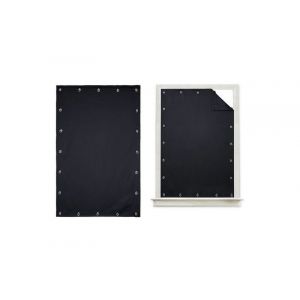 Rideau Occultant Portable Pour Voyage Et Usage Domestique, Isolant, Installation Facile, Lavable, 198 X 130 Cm - Neuf