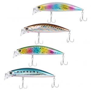 Lot De 4 Leurres De Peche Artificiels A Levres Deformees, Appats Durs Avec Hamecons, Accessoires De Peche, 30 G/10,5 Cm, Y254-(5-8) - Neuf