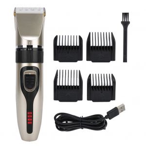 Tondeuse A Cheveux Electrique 10 W Avec Chargeur Usb Et Ecran Led - Neuf