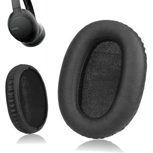 KAL-Coussinets De Rechange Compatibles Avec Sony Wh-Ch700N, Wh-Ch710N, Cuir Protéiné Et Mousse À Mémoire De Forme, Gris - Neuf