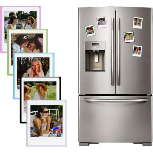 Lot de 15 Cadres Photo Magnétiques pour Pellicule Instax Square, 3 x 3,5"" Cadre Photo pour Réfrigérateur Compatible avec Fujifilm Instax Square SQ1/SQ20/SQ40/SQ10/SQ6/SP-3 ¿ Noir - Neuf