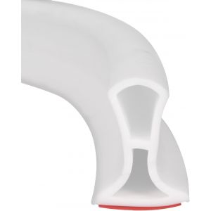 Sjzg-Seuil Autocollant Pour Douche, Barre De Protection, Joint En Silicone, But&eacute;e Et Barri&egrave;re D'eau Pour Sol, Salle De Bain Et Cuisine (Blanc, 1 M) - Neuf