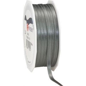 Satin Ardoise (Gris), Rouleau De 50 M De Ruban Satin&iquest;&iquest;E Pour Emballage Cadeau, Largeur 6 Mm, Accessoire De D&iquest;&iquest;Coration Et Bricolage, Ruban D&iquest;&iquest;Coratif Pour Pr&iquest;&iquest;Sents, En Toute Occasion - Neuf