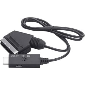 Câble convertisseur portable HDMI compatible vers péritel,prise en charge 1080p/720p,convertisseur fonctionnel.[W1446] - Neuf